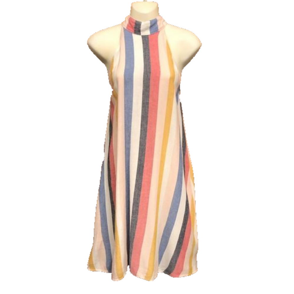 Cloth & Stone Anthropologie Naomi stripe beach dress XS/S Beachy Coastal Casual
